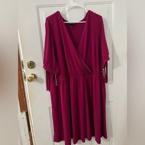 Lane Bryant Fuchsia Dress